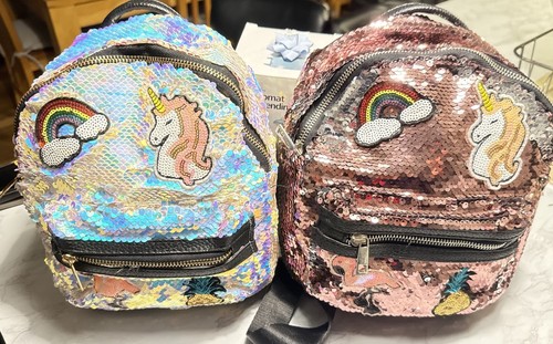 Sequin backpack - backpack,