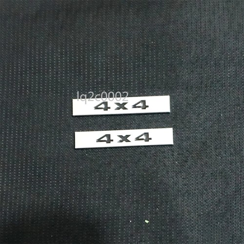 Silver chrome black - black, 4x4