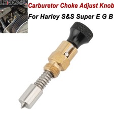 New Carburetor Enricher Choke Adjustment Knob For Harley Custom S&S Super E G B