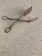 Silver plated scissor cake /sandwich tongs