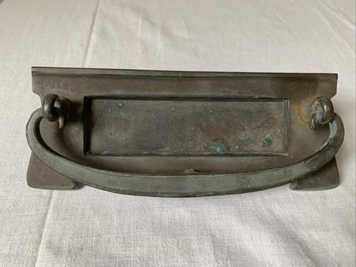 Art nouveau brass - brass, letter
