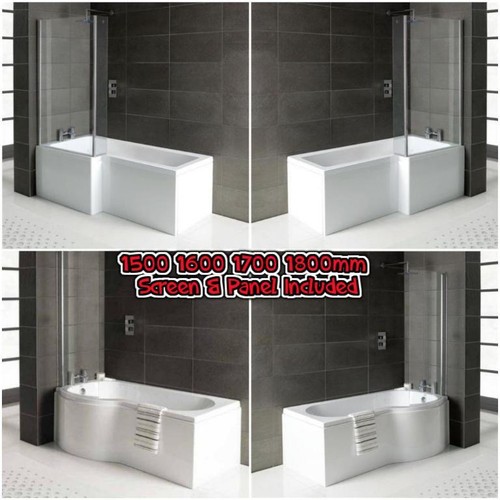 Shaped shape bath tubs - p,