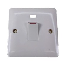 MK 20 Amp Switch 1 Gang Double