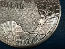 2021 Australian 1oz Silver “Beneath Southern Skies”.  Duck Billed Platypus Privy