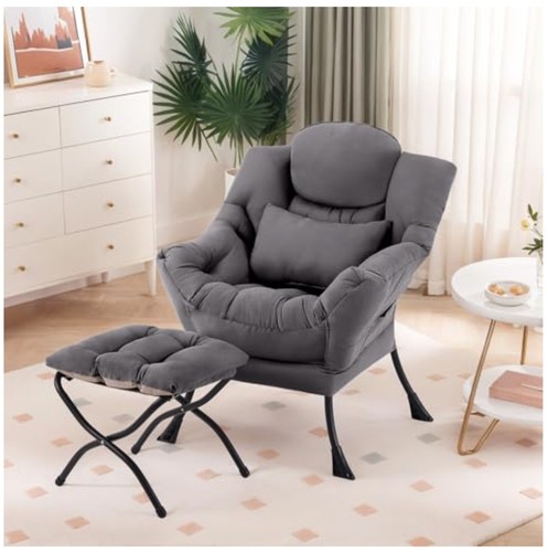 Lazy chair with - chair, ottoman