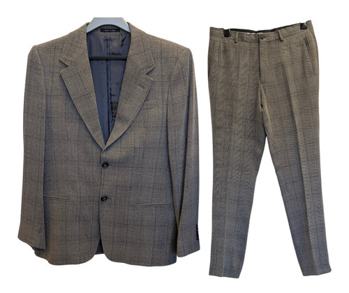 Emporio armani brown check - armani,
