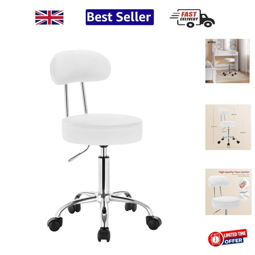 Elegant swivel rolling stool - rolling,