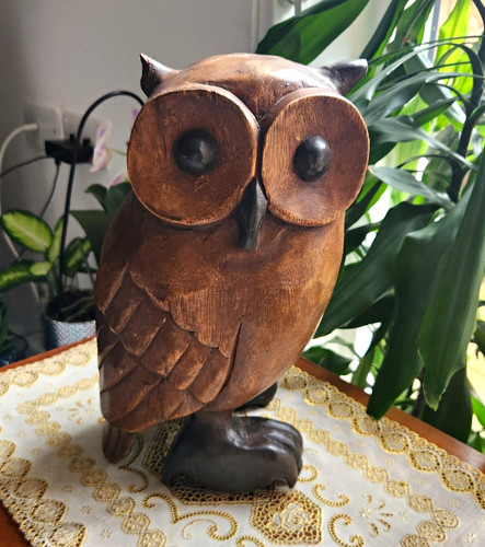 Large hand carved - carved, polished