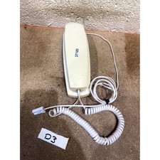 Argos Touch Tone B100 Corded Slimline Telephone White Compact Wall Mountable