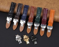 Crocodile Leather Watch Strap