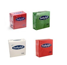 100pk Serviettes Paper Napkins