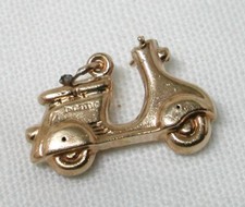 9ct Gold Motor Scooter Charm 1960's Vintage 23108