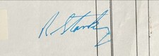 RINGO STARR CLIPPED INVOICE