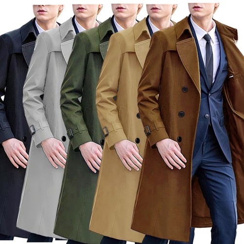Mens long trench - mens,