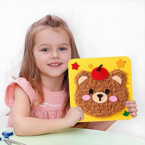 3pcs diy embroidery doll - embroidery, set