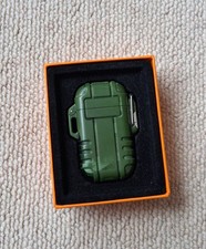 Waterproof Refillable Butane Torch LIGHTER Camouflage *USED VGC*