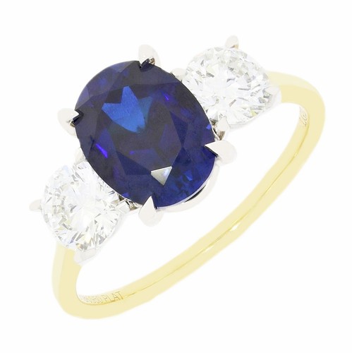 Lab created sapphire and - sapphire,