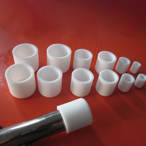 Rubber white chair ferrules - rubber,