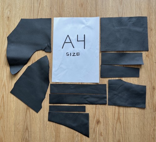 Dark grey pebble - dark, leather
