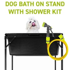 90l dog bath with drain - dog,