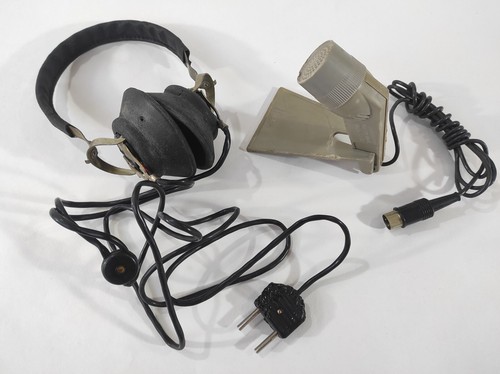 Microphone and headphones made