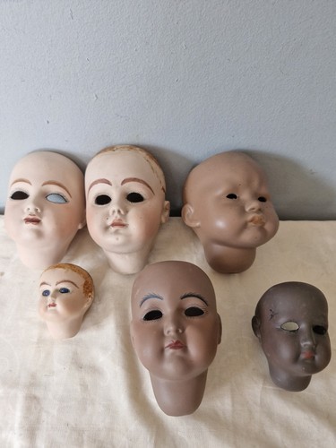 Vintage porcelain doll - vintage, x