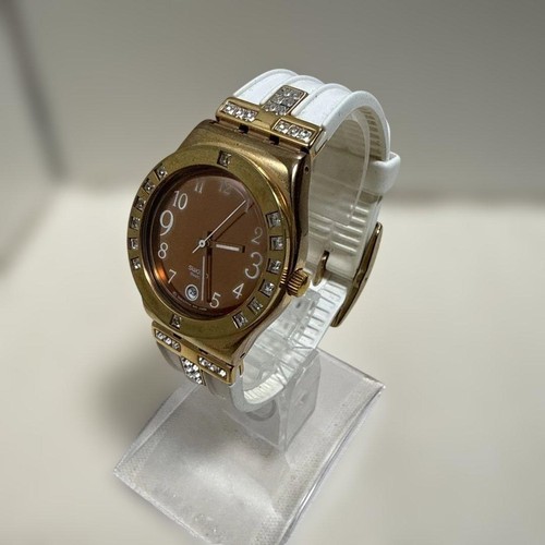 Swatch irony brown dial stone - swatch,