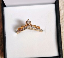 Ladies Super Pretty 22 Carat 916 Gold Crown Ring. Brand New! (See Description)