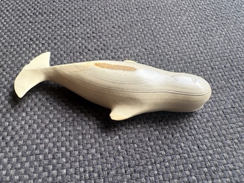 Hand carved inuit - inuit, whale