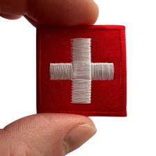 Mini Switzerland Flag Patch