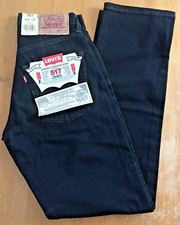 Vintage Levis 517 black denim jeans W 28 L 32 unisex mens boyfriend student