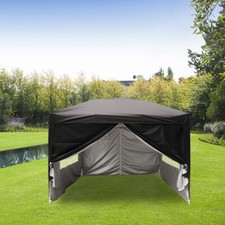 3x3m Black Pop Up Gazebo