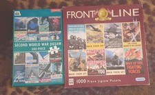 WW2 JIGSAW - 500 VERY LARGE PIECES & WW2 1000 PIECE POSTER JIGSAW - COMPLETE 