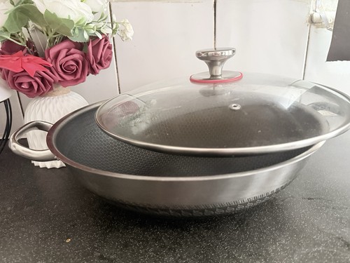 Large inch non stick deep - 12.6-inch,