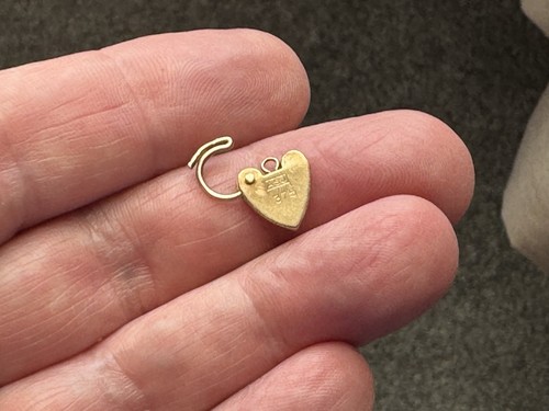 Heart shaped padlock - padlock, charm