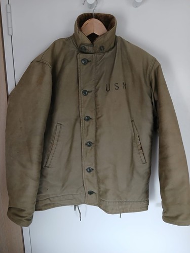 Navy deck jacket with - us,