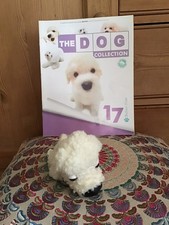 Eaglemoss Artlist Dog Collection Bichon Frise Puppy Plush Toy & 17 Magazine