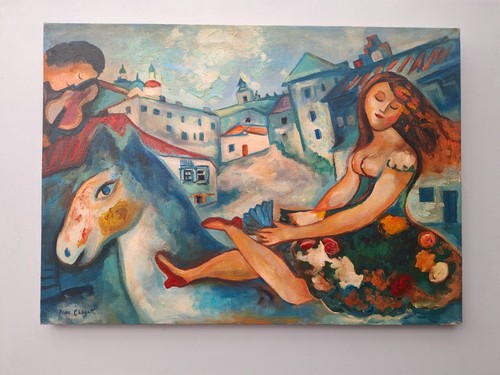 Excellent large oil painting - excellent!!,