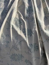 PAIR DARK EGG BLUE CURTAINS