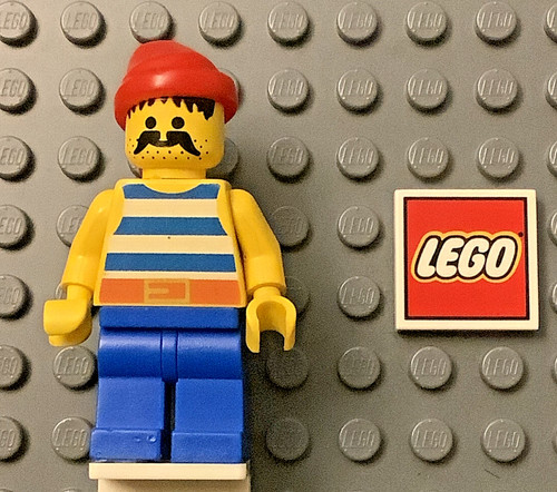 Lego minifigure blue - minifigure,