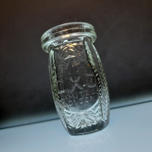 Vintage glass oxo jar retro - oxo,