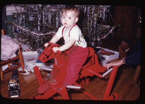 Boy spring rocking horse - spring,