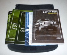 2011 FORD F150 F 150 OWNERS MANUAL SET GUIDE 11 case XL XLT STX FX4 LARIAT V6 V8