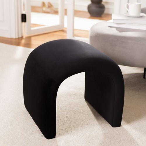 Safavieh kibo ottoman black - kibo,
