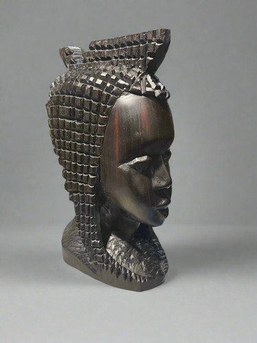 Vintage african tribal bust - vintage,