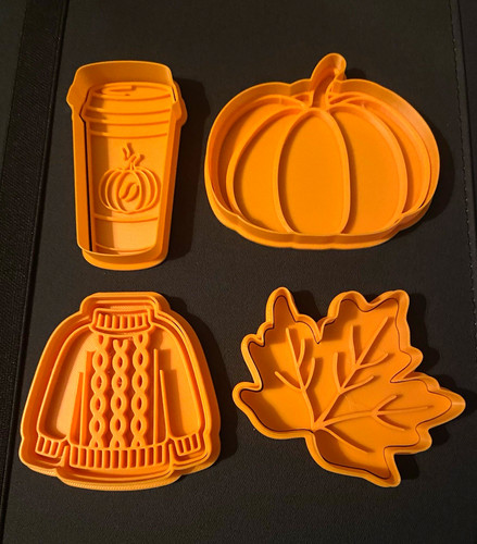 Autumn cookie cutter set 4 - cookie,