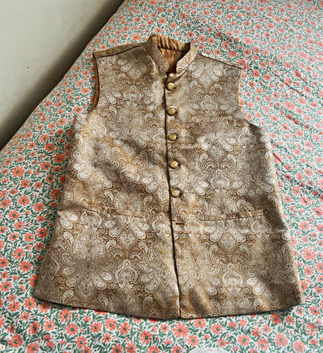 Men gold beige - gold/beige, brocade