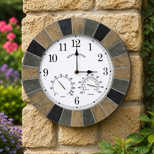Garden wall clock outdoor - wall,