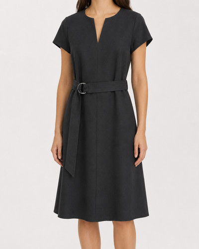 Nwot ferragamo black stretch - black,