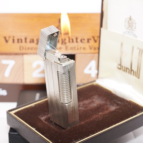 Dunhill lighter silver burley - silver,